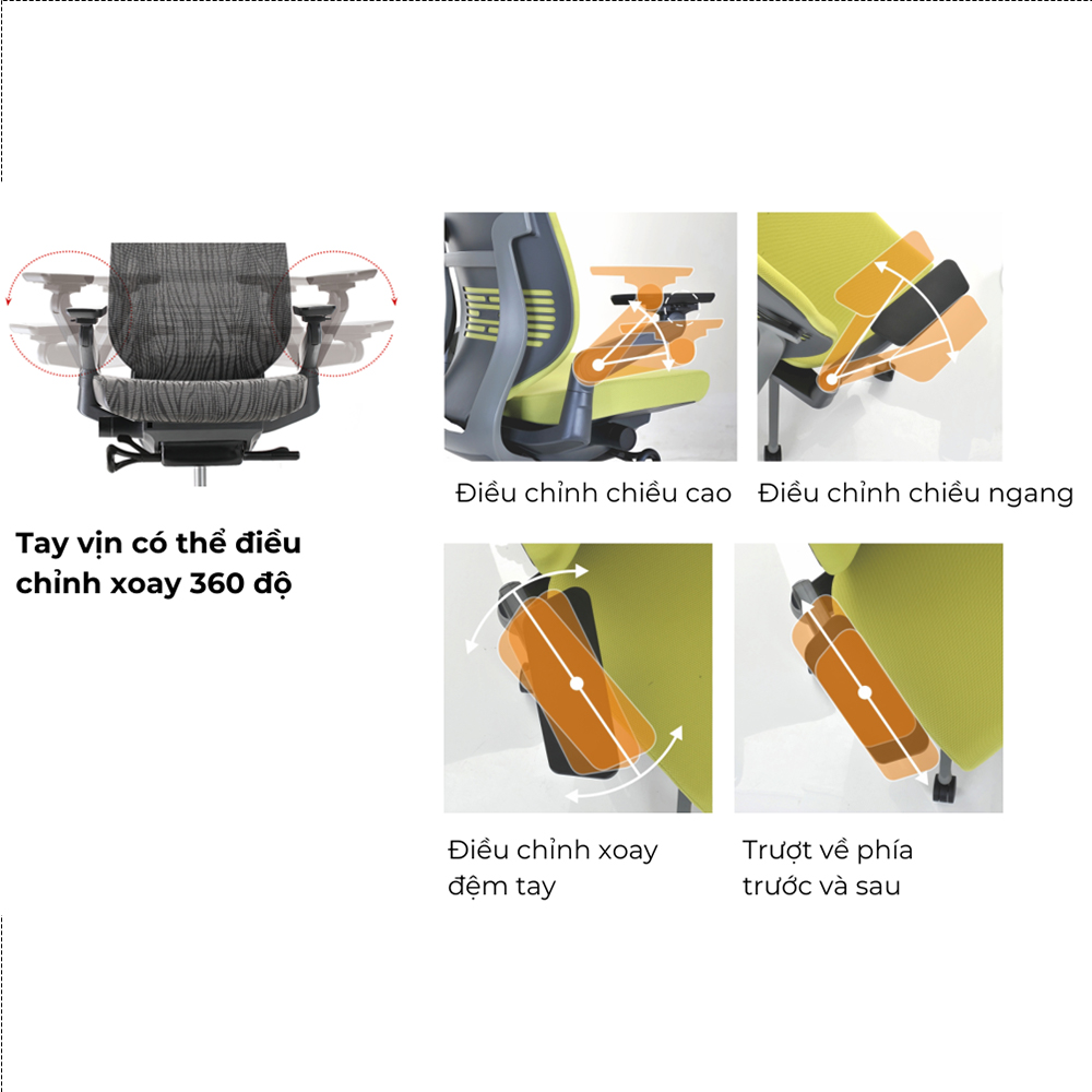 ghế văn phòng eagleseating oc-2002b-2w