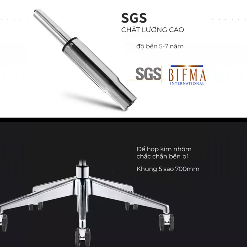 ghế văn phòng ganos oc601a