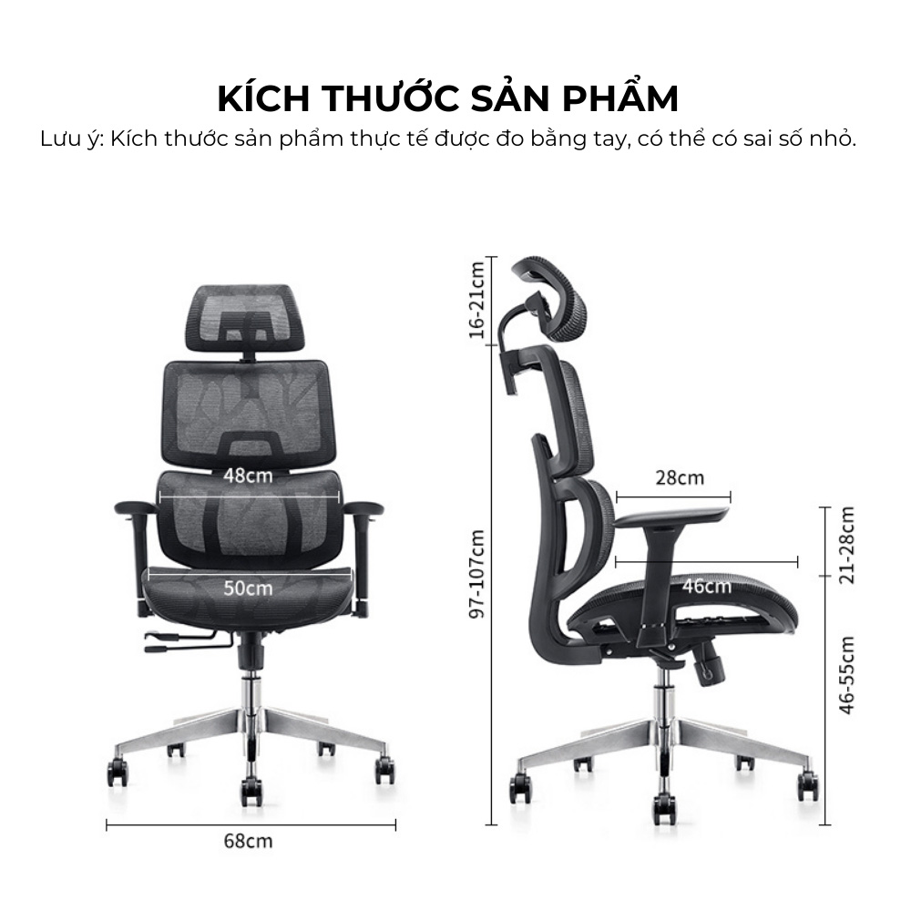 ghế văn phòng ivyco oc825