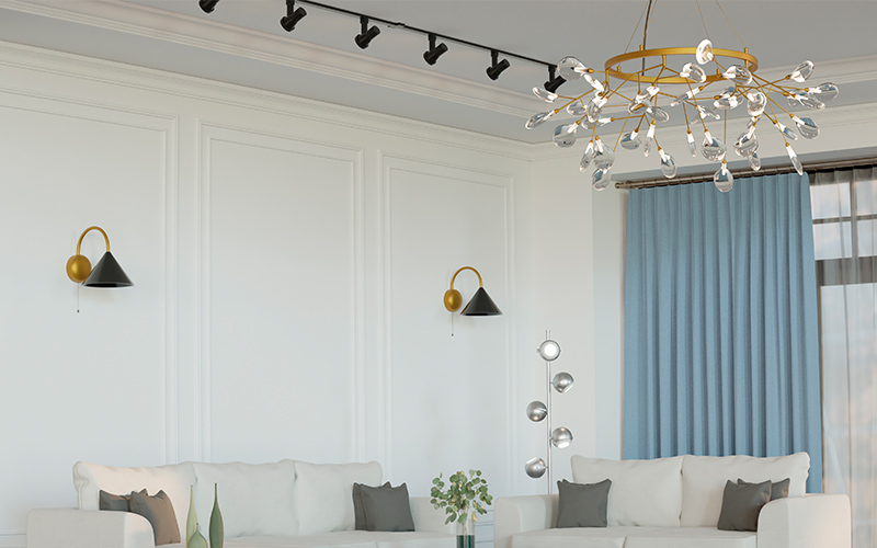 den trang tri noi that