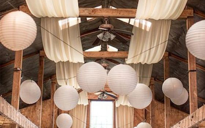 đèn vải trang trí nội thất