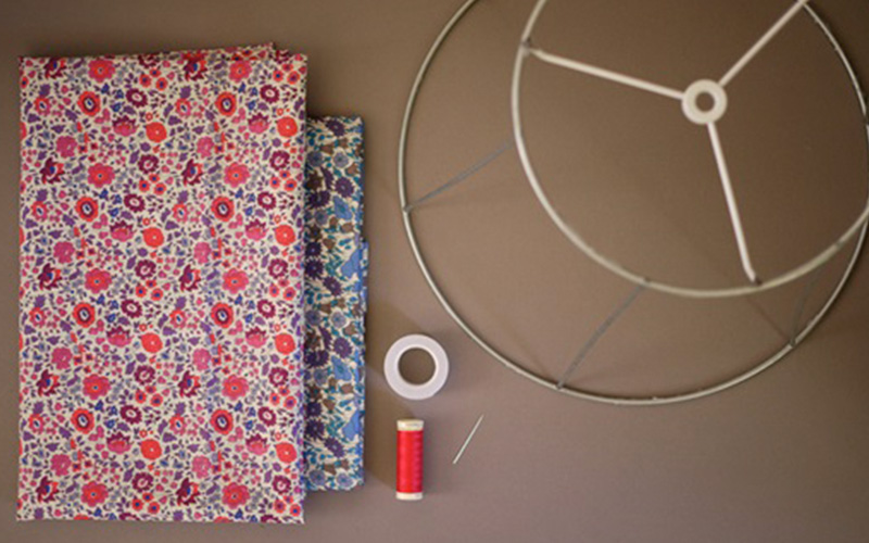 đèn vải trang trí nội thất