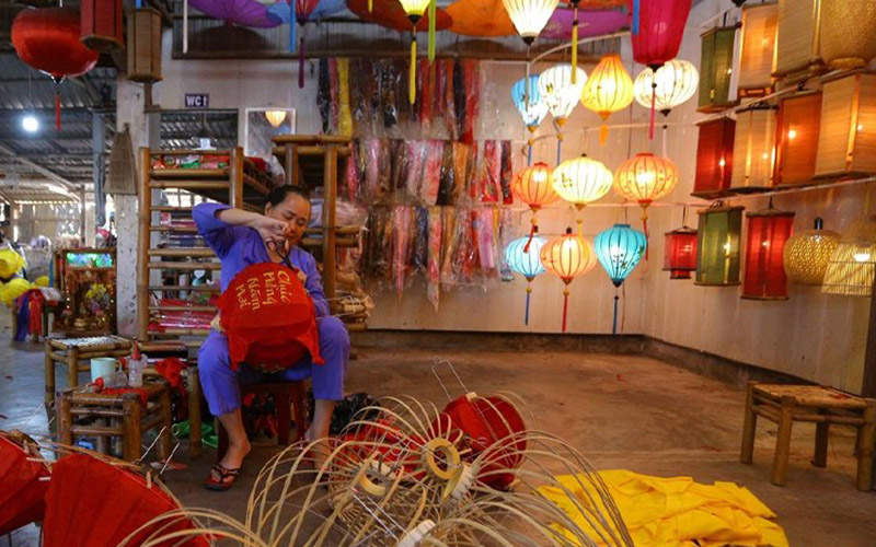 đèn vải trang trí nội thất