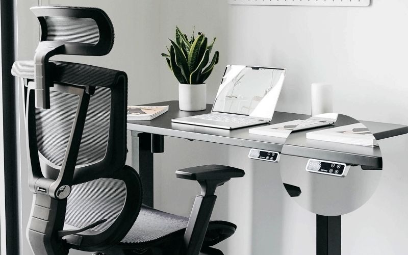 bàn làm việc nâng hạ thông minh