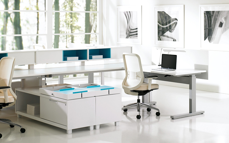 bàn làm việc thông minh nâng hạ