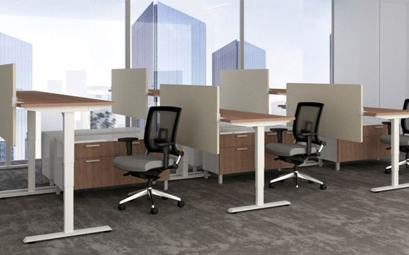 bàn máy tính nâng hạ