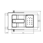 khóa mật khẩu tủ nội thất wangtong m-1604