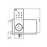 khóa mật khẩu tủ nội thất wangtong m1605