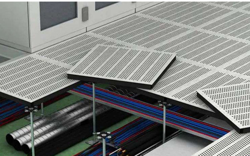 thi công sàn nâng kỹ thuật