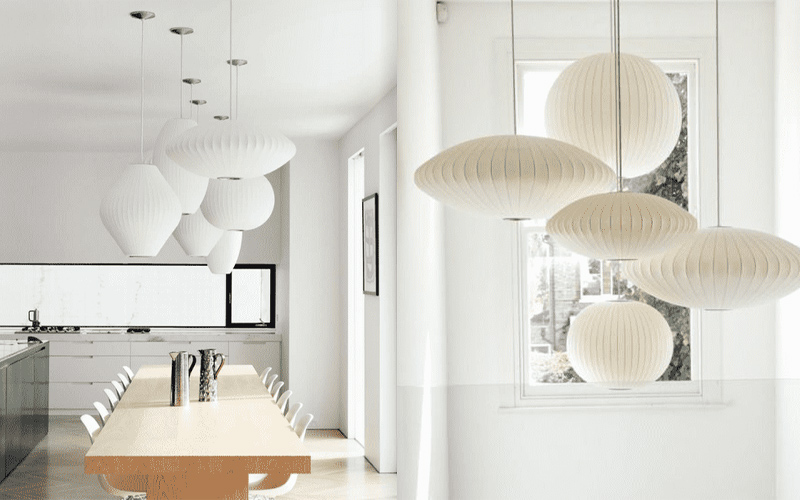 đèn vải trang trí nội thất