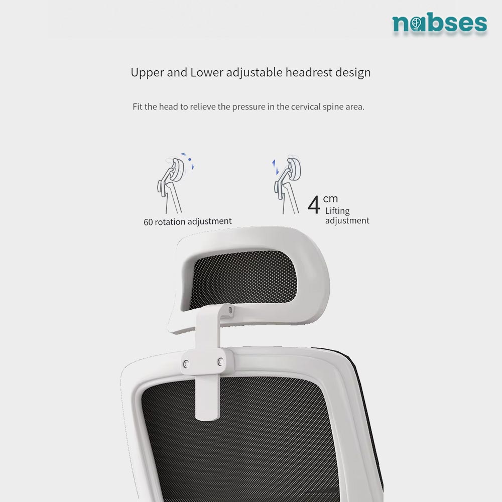 ghế nhân viên nabses nab225b