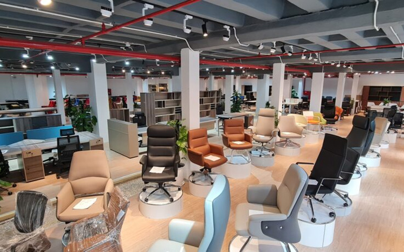 showroom nội thất văn phòng