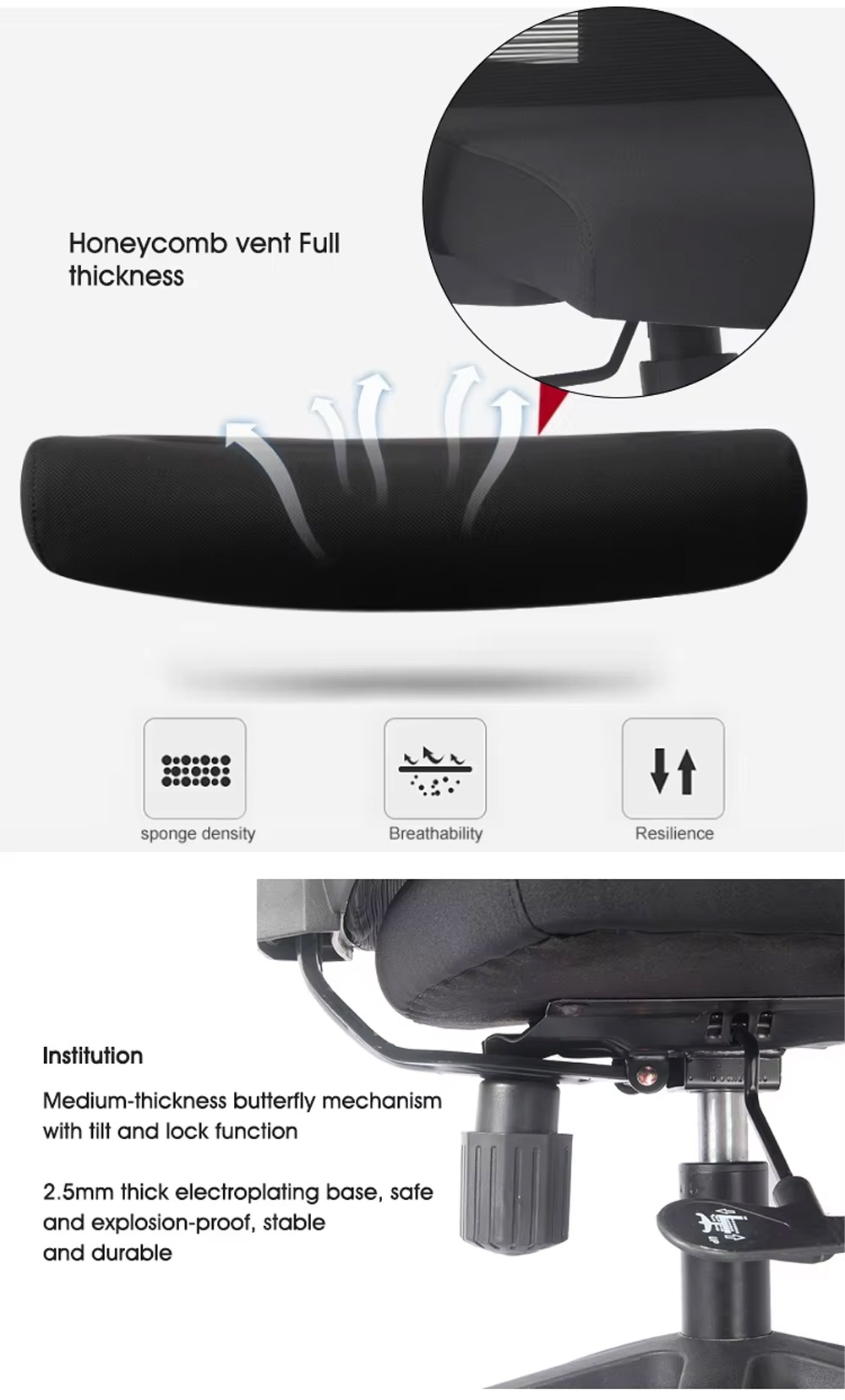 ghế nhân viên nabses 1546b