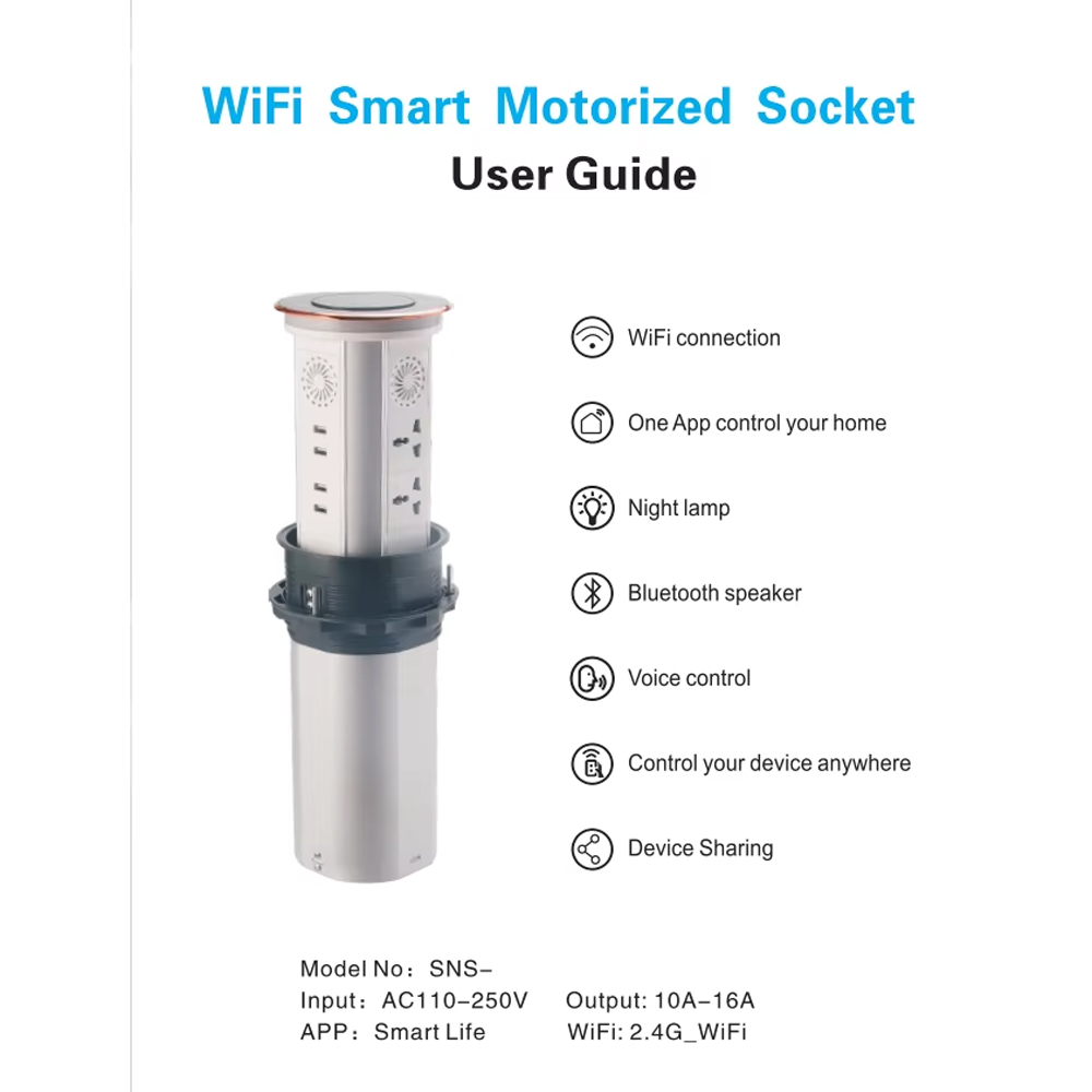ổ cắm điện để bàn nabses bst-zse-a