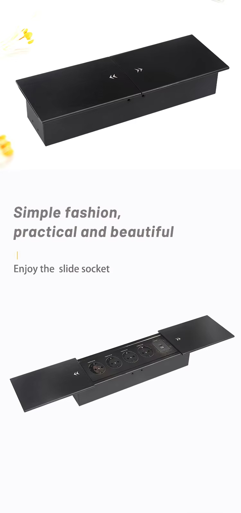 ổ cắm điện để bàn nabses jn1304