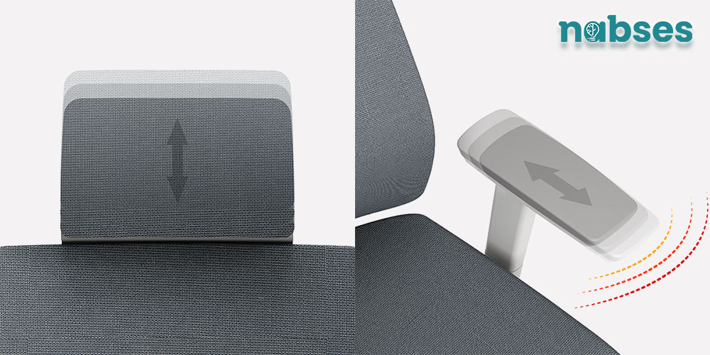 ghế nhân viên nabses e55b