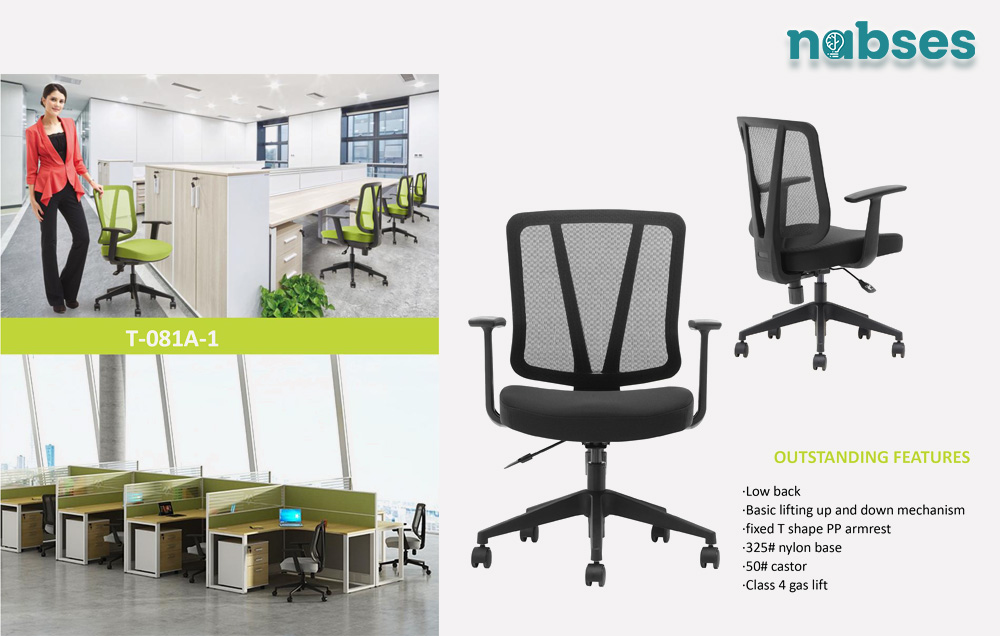 ghế nhân viên nabses t-081a-1