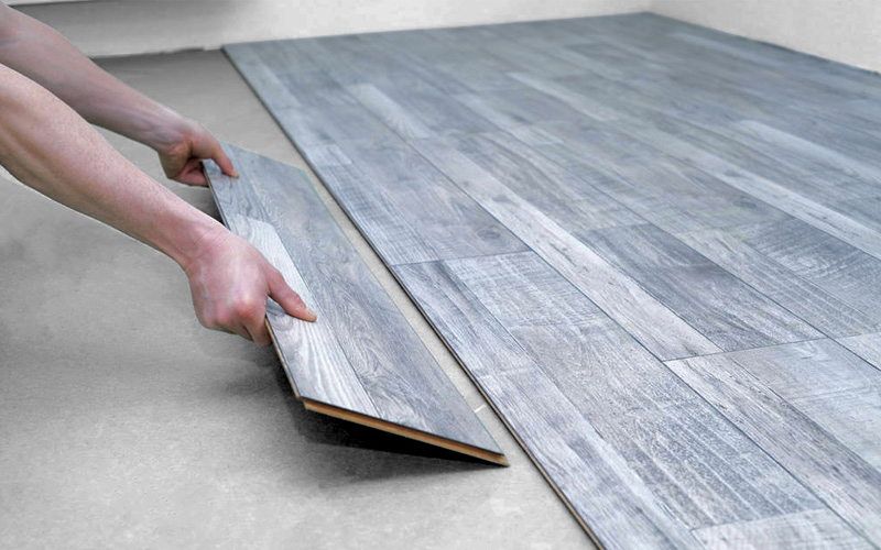 sàn nhựa hèm khóa