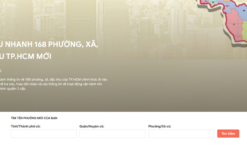 tra cứu nhanh sáp nhập