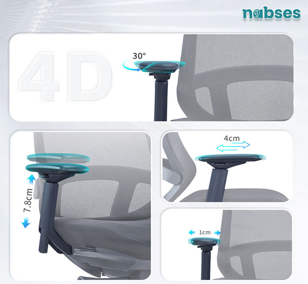 ghế nhân viên nabses ch-530b