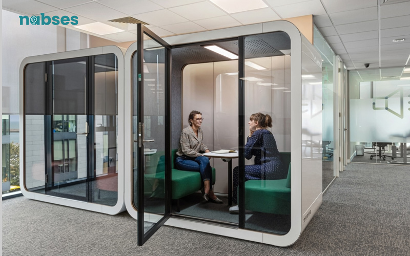 modern office booth