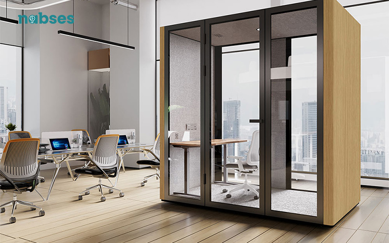 soundproof phone booth