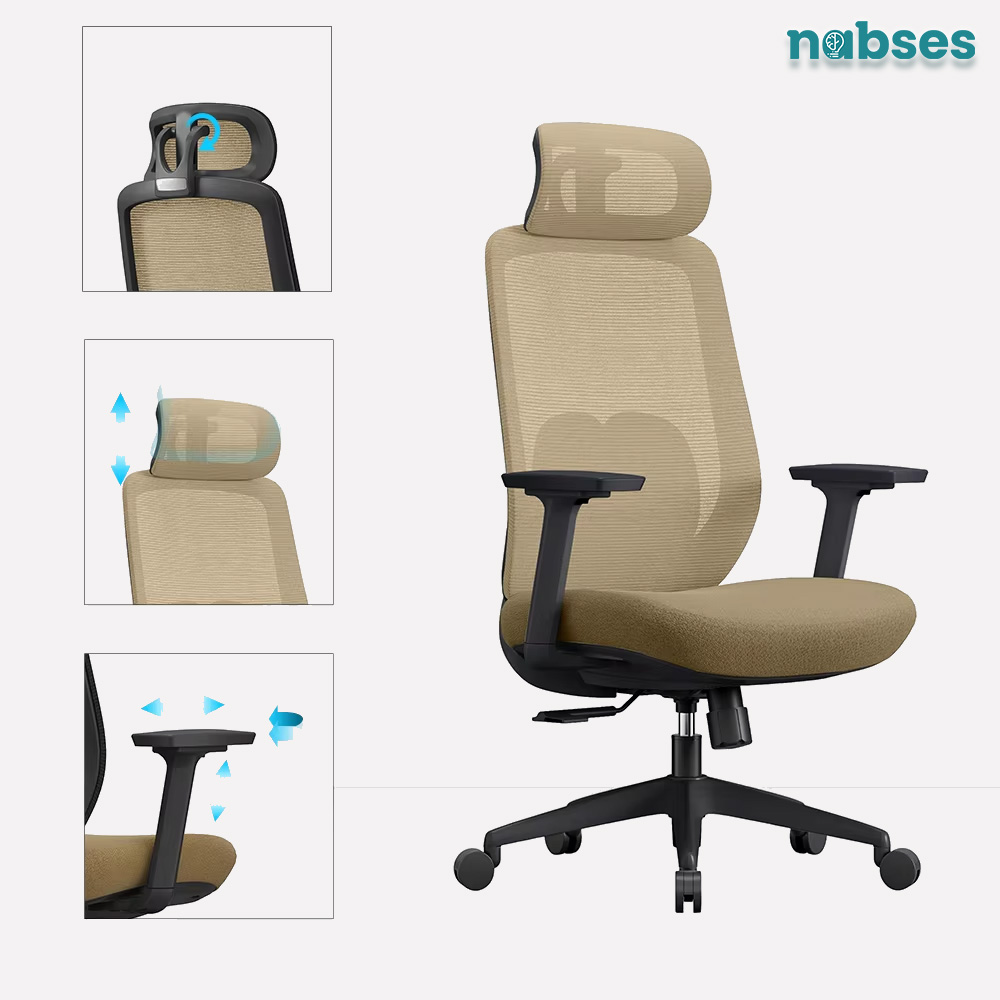 ghế nhân viên nabses vela-h