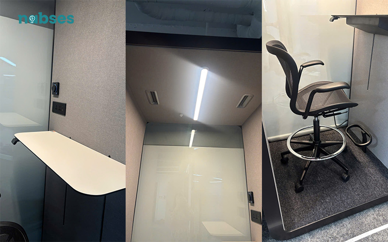 phone booth cách âm