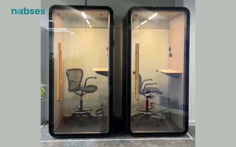 phone booth cách âm