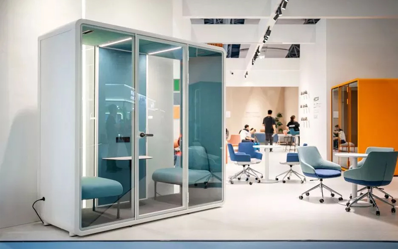 modern office phone booth